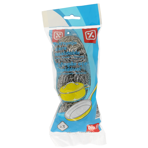 DIA Esfregão de Aço Inoxidável 3 Un DIA Esfregão de Aço Inoxidável 3 Un